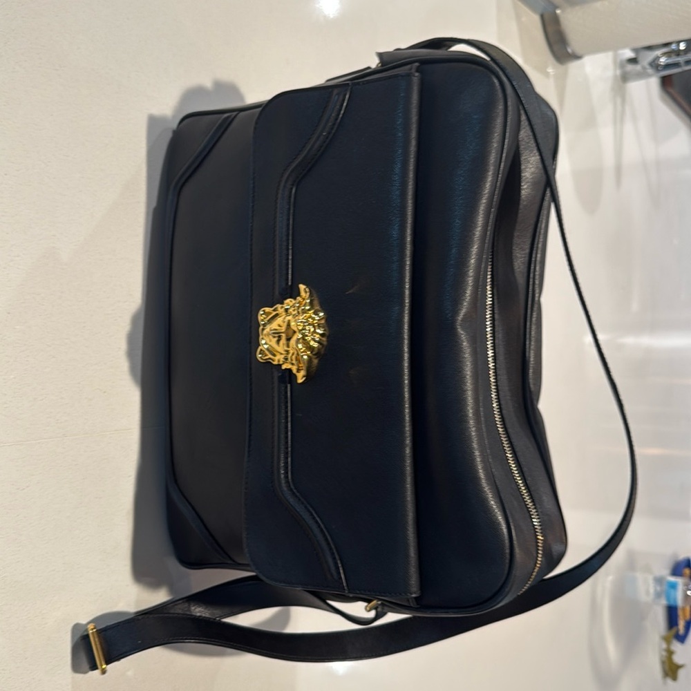 Versace black crossbody/ shoulder bag